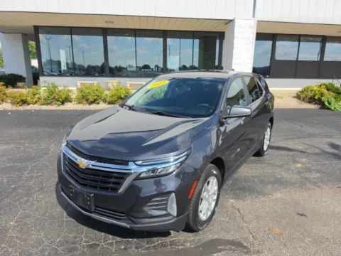 Gray 2022 Chevrolet Equinox LT for sale in Muncie, IN
