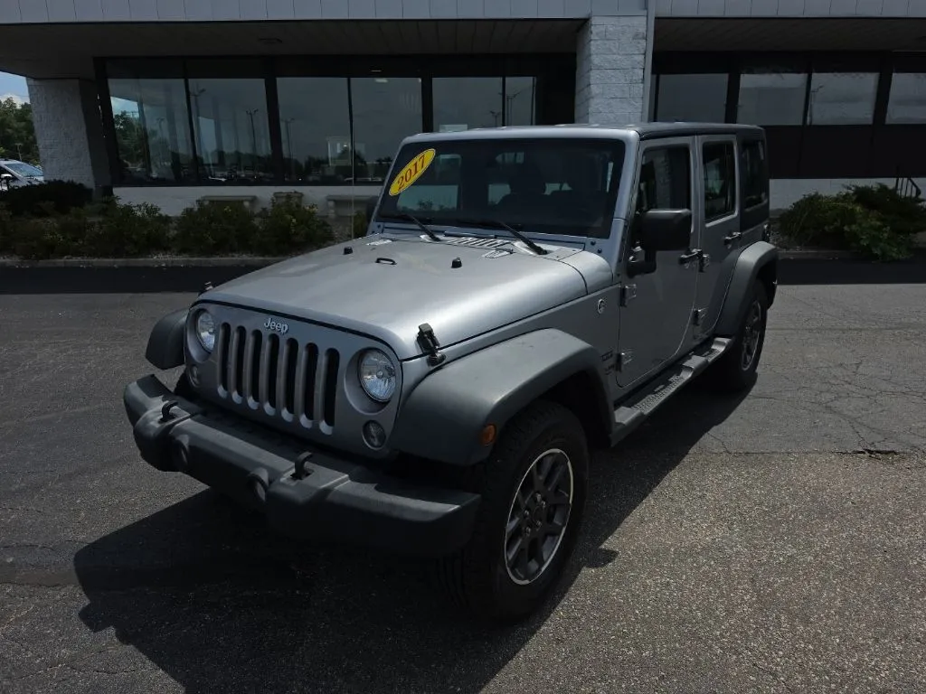 Silver 2017 Jeep Wrangler Unlimited Sport for sale in Muncie, IN