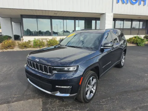Blue 2024 Jeep Grand Cherokee L Limited for sale in Muncie, IN