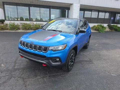 Blue 2025 Jeep Compass Trailhawk for sale in Muncie, IN