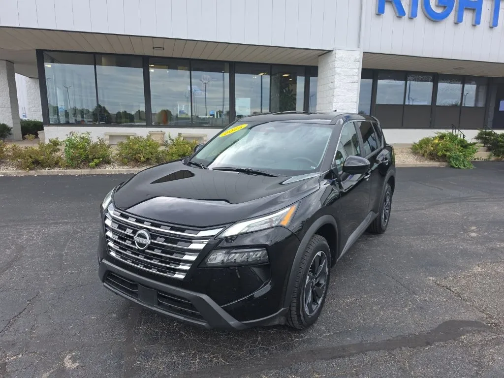 Black 2025 Nissan Rogue SV for sale in Muncie, IN