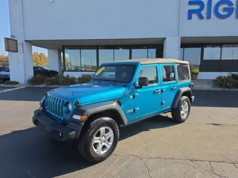 Another view of 2020 Jeep Wrangler Unlimited Sport S for sale in Muncie, IN at RightDrive Muncie