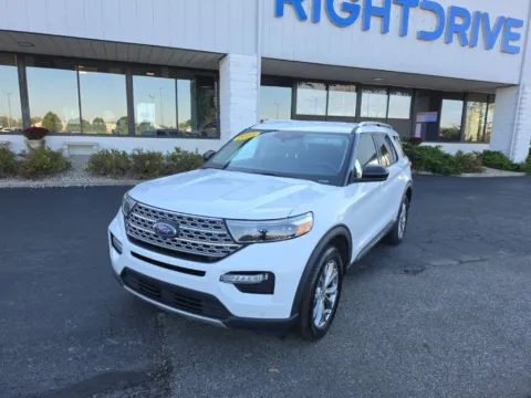 White 2023 Ford Explorer Limited for sale in Muncie, IN