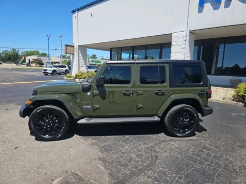 Another view of 2023 Jeep Wrangler Sahara 4xe for sale in Muncie, IN at RightDrive Muncie
