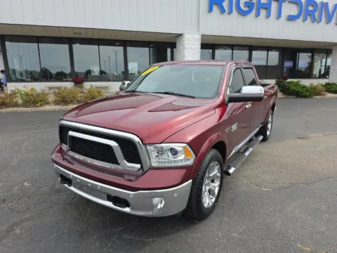 Red 2016 Ram 1500 Laramie Longhorn for sale in Muncie, IN