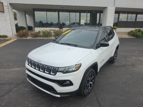 White 2025 Jeep Compass Limited for sale in Muncie, IN