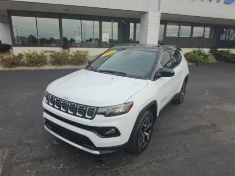 White 2025 Jeep Compass Limited for sale in Muncie, IN