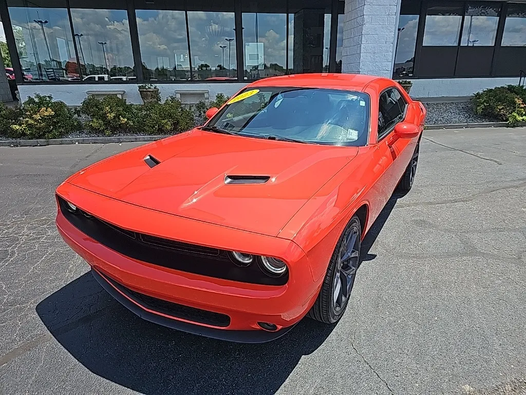 Orange 2023 Dodge Challenger SXT for sale in Muncie, IN