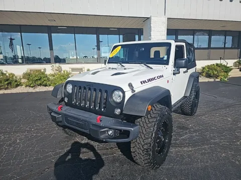 White 2017 Jeep Wrangler Rubicon for sale in Muncie, IN