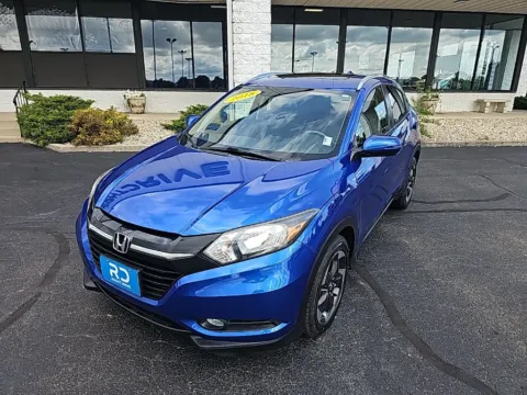 Blue 2018 Honda HR-V EX-L for sale in Muncie, IN