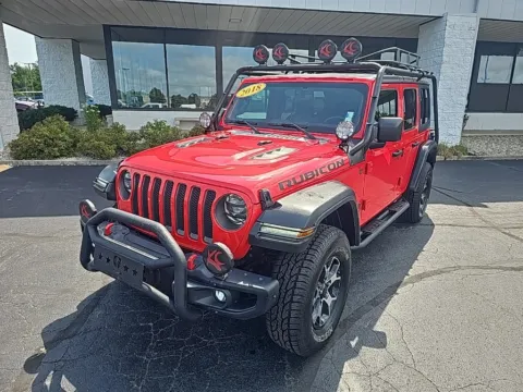 Red 2018 Jeep Wrangler Unlimited Rubicon for sale in Muncie, IN