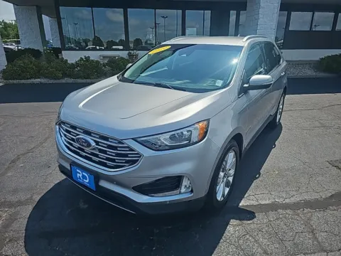 Silver 2020 Ford Edge Titanium for sale in Muncie, IN