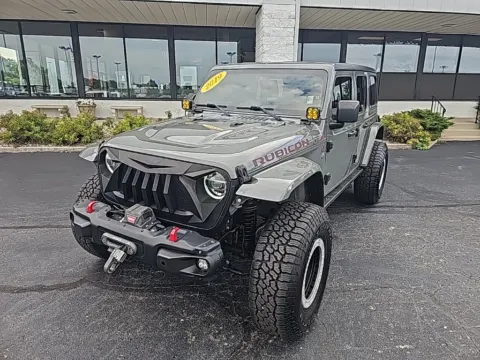 Gray 2019 Jeep Wrangler Unlimited Rubicon for sale in Muncie, IN