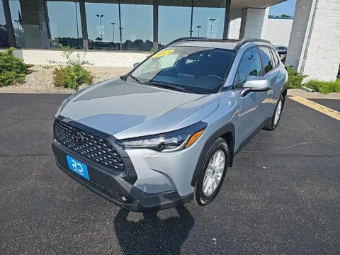 Silver 2024 Toyota Corolla Cross LE for sale in Muncie, IN