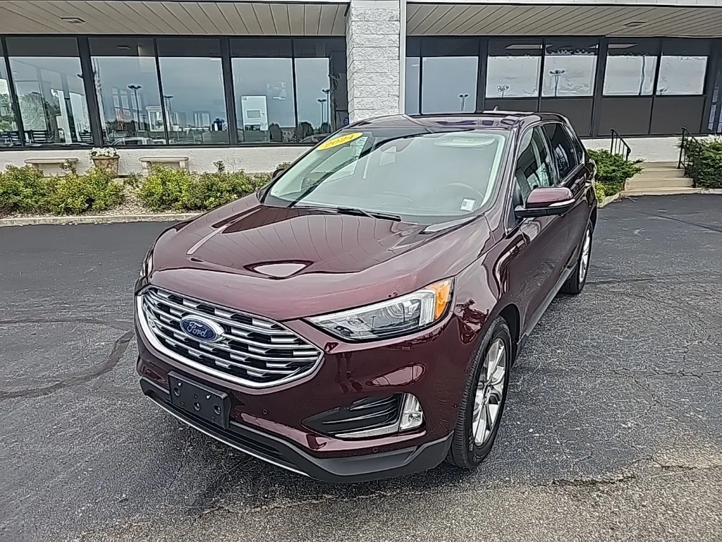 Red 2024 Ford Edge Titanium for sale in Muncie, IN