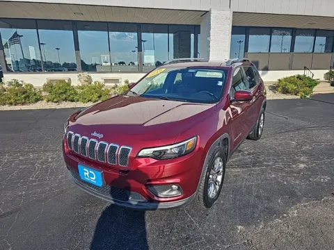 Red 2019 Jeep Cherokee Latitude Plus for sale in Muncie, IN