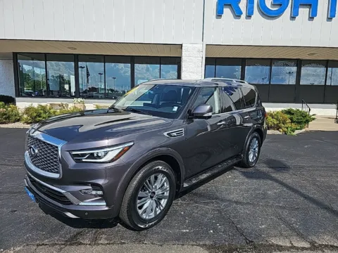 Gray 2024 INFINITI QX80 LUXE for sale in Muncie, IN