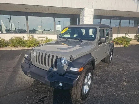 Gray 2021 Jeep Wrangler Unlimited Sport for sale in Muncie, IN