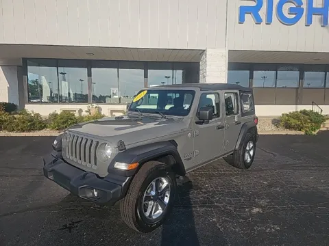 Another view of 2021 Jeep Wrangler Unlimited Sport for sale in Muncie, IN at RightDrive Muncie