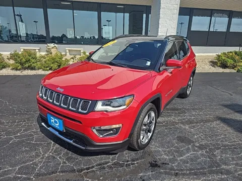 Red 2018 Jeep Compass Limited for sale in Muncie, IN