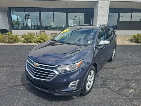 Blue 2018 Chevrolet Equinox Premier for sale in Muncie, IN