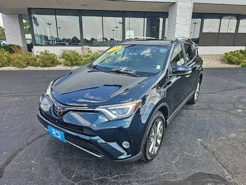 Blue 2018 Toyota RAV4 Limited for sale in Muncie, IN