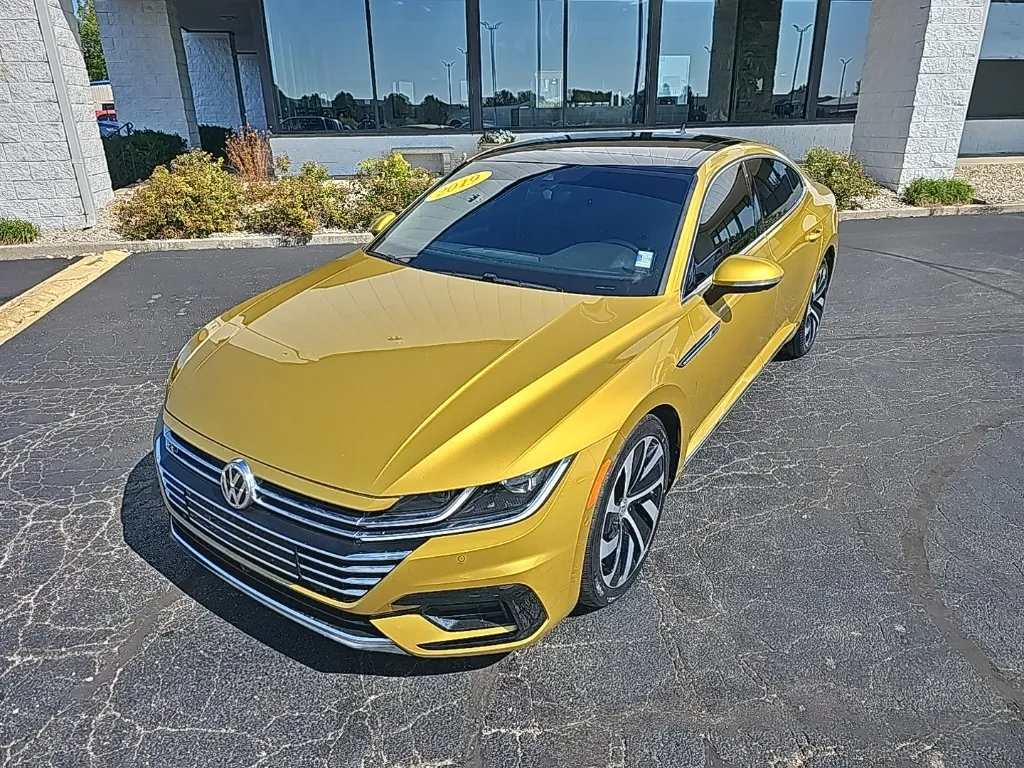 Yellow 2019 Volkswagen Arteon 2.0T SEL Premium R-Line for sale in Muncie, IN