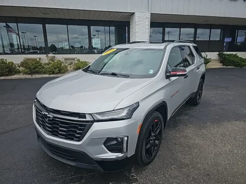 Silver 2022 Chevrolet Traverse Premier for sale in Muncie, IN