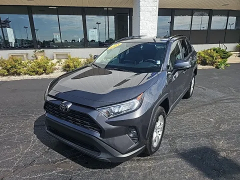 Gray 2021 Toyota RAV4 XLE for sale in Muncie, IN