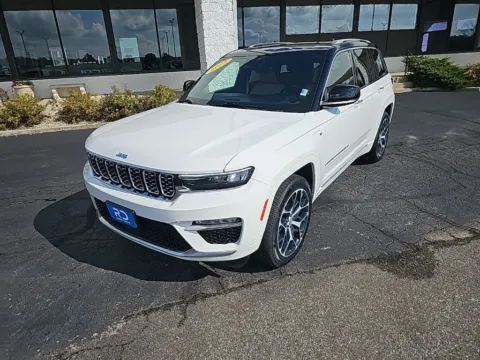 White 2023 Jeep Grand Cherokee Summit Reserve 4xe for sale in Muncie, IN