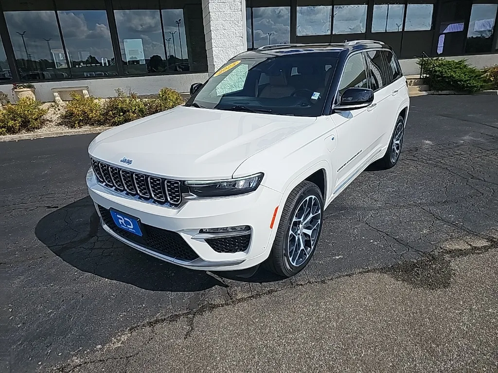 White 2023 Jeep Grand Cherokee Summit Reserve 4xe for sale in Muncie, IN