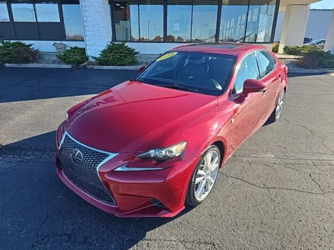 Red 2014 Lexus IS 350 for sale in Muncie, IN