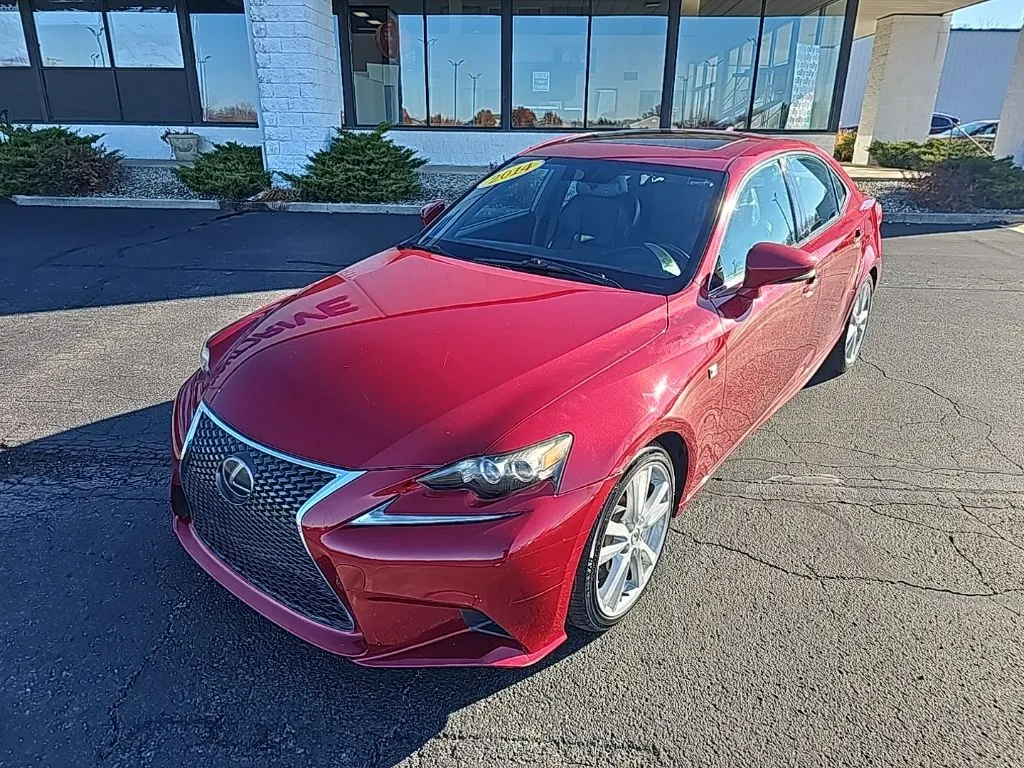 Red 2014 Lexus IS 350 for sale in Muncie, IN