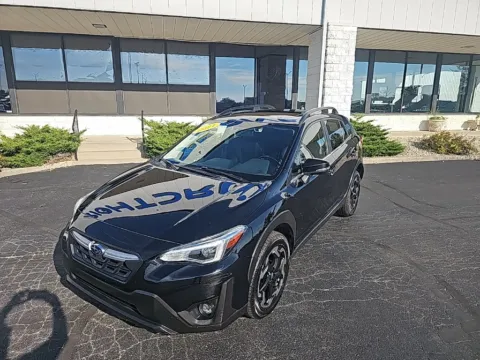 Black 2021 Subaru Crosstrek Limited for sale in Muncie, IN