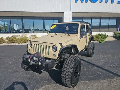 Silver 2018 Jeep Wrangler JK Unlimited Sport for sale in Muncie, IN