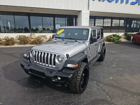 Silver 2020 Jeep Wrangler Unlimited Sport S for sale in Muncie, IN