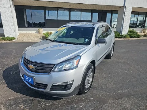 Silver 2017 Chevrolet Traverse LS for sale in Muncie, IN