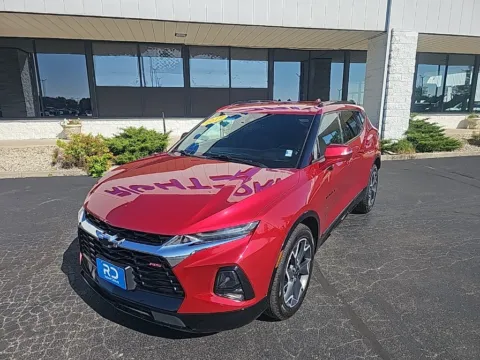 Red 2019 Chevrolet Blazer RS for sale in Muncie, IN
