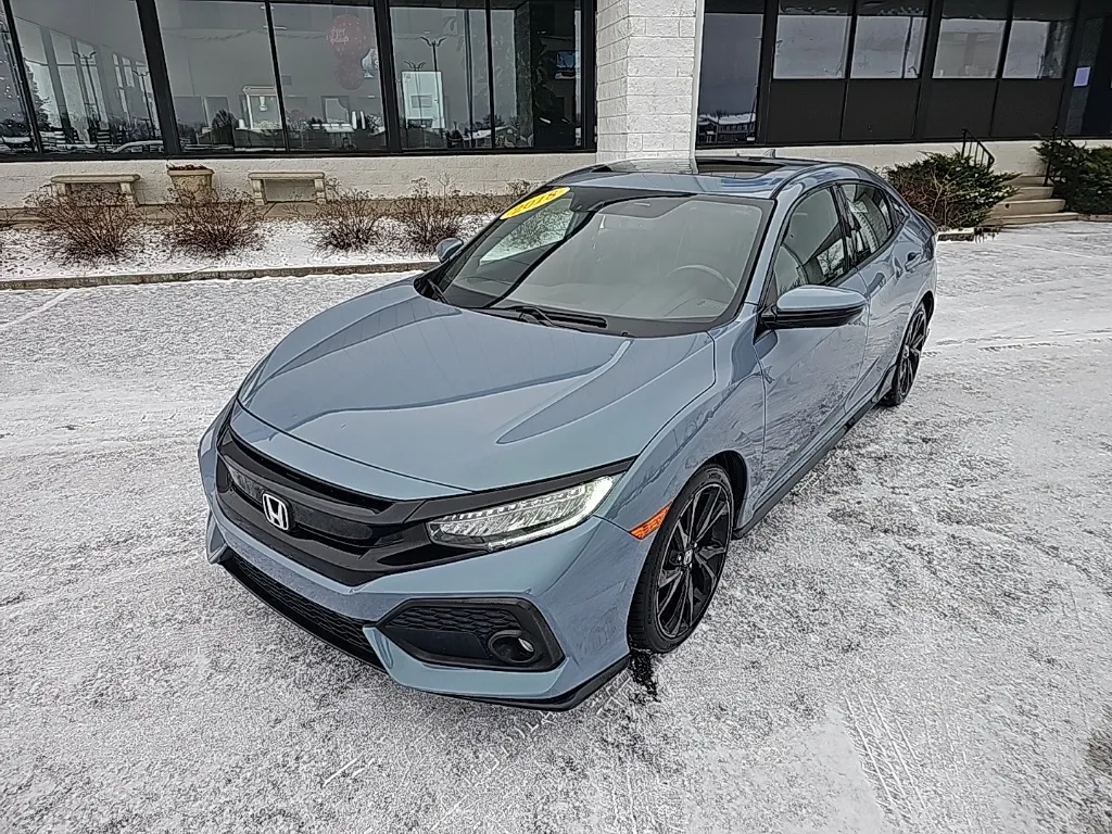 Blue 2018 Honda Civic Sport Touring for sale in Muncie, IN