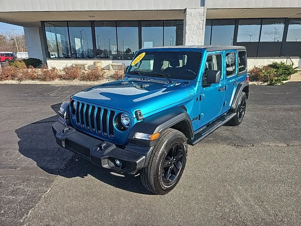 Blue 2020 Jeep Wrangler Unlimited Sport Altitude for sale in Muncie, IN