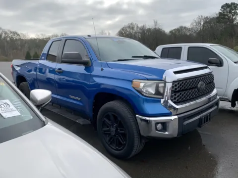 Blue 2018 TOYOTA TUNDRA DOUBLE for sale in Little Rock, AR