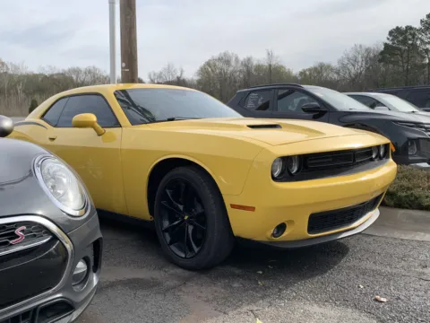 Yellow 2018 DODGE CHALLENGER SXT for sale in Little Rock, AR