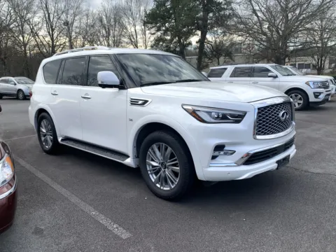 White 2018 INFINITI QX80 BASE for sale in Little Rock, AR