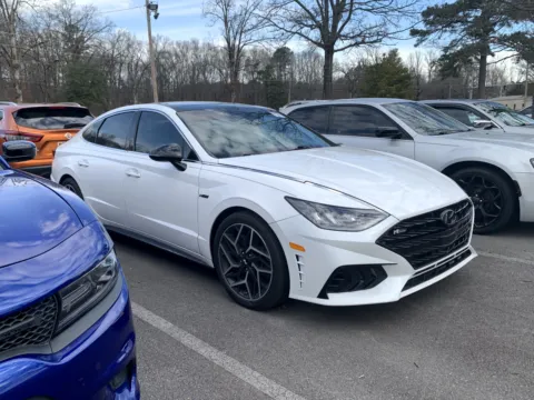 White 2021 HYUNDAI SONATA N LINE N Line for sale in Little Rock, AR