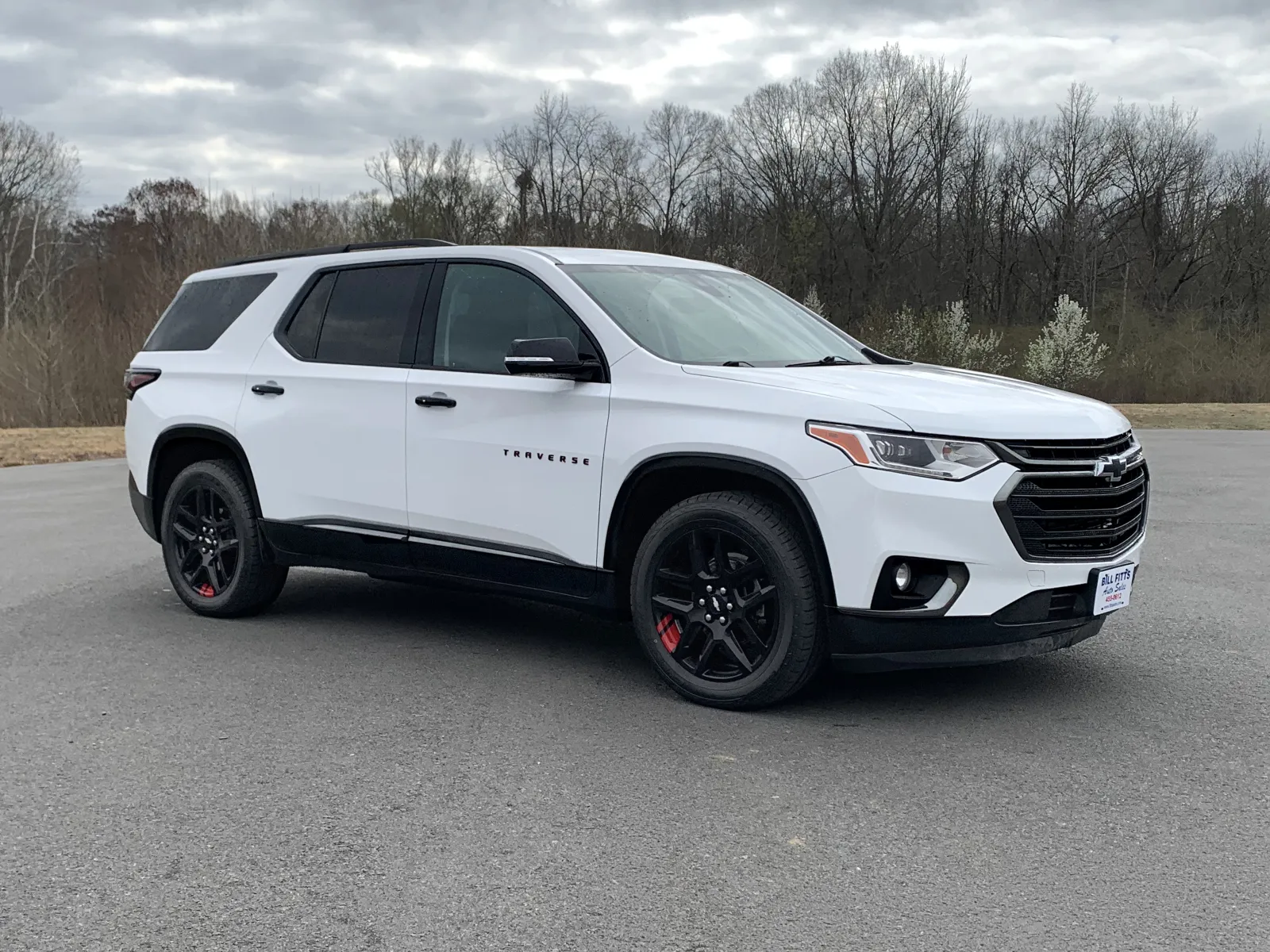 White 2019 CHEVROLET TRAVERSE PREMI Premier for sale in Little Rock, AR