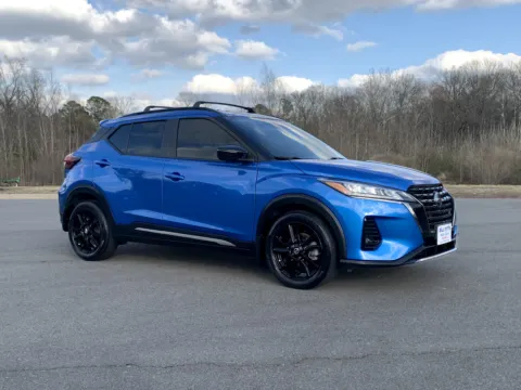 Blue 2021 NISSAN KICKS SR for sale in Little Rock, AR