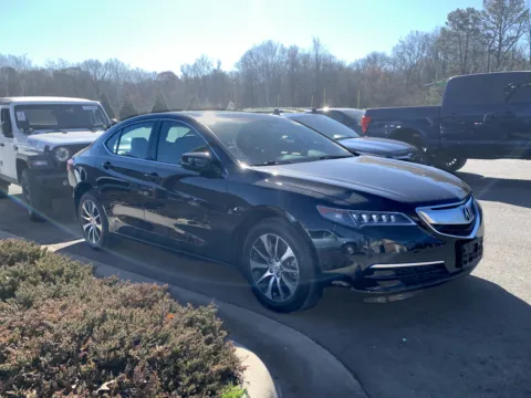 Black 2015 ACURA TLX for sale in Little Rock, AR