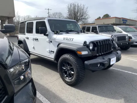 White 2021 JEEP WRANGLER UNLIM for sale in Little Rock, AR