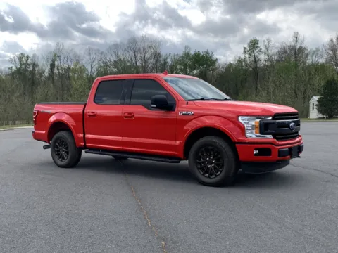 Red 2018 FORD F-150 SUPERCREW for sale in Little Rock, AR