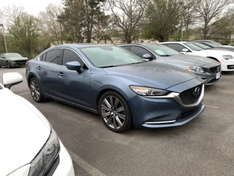 Blue 2018 MAZDA 6 SIGNATURE Signature for sale in Little Rock, AR